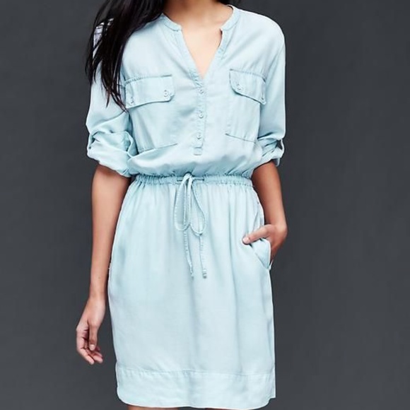 GAP Dresses & Skirts - Gap Chambray Utility Dress NWT Size XXL